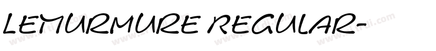 LeMurmure Regular字体转换